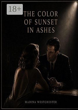 The color of sunset in ashes