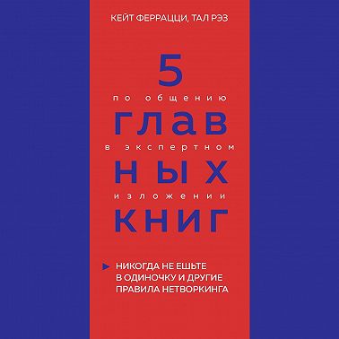 5 главных книг по общению в экспертном изложении. Книга 1. Никогда не ешьте в одиночку и другие правила нетворкинга – Кейт Феррацци, Тал Рэз