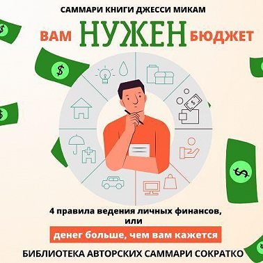 Саммари книги Джесси Микам «Вам нужен бюджет. 4 правила ведения финансов или Денег больше, чем вам кажется»