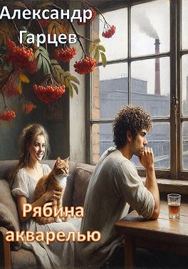 Рябина акварелью