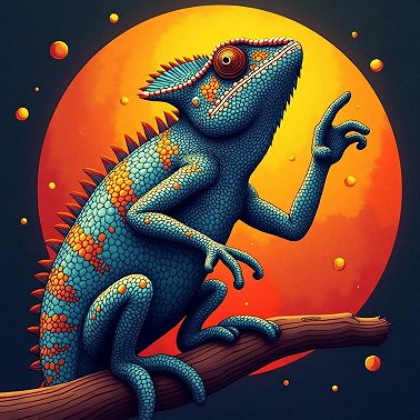 Танцующий хамелеон