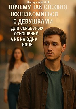 Почему так сложно познакомиться с девушками для серьёзных отношений, а не на одну ночь
