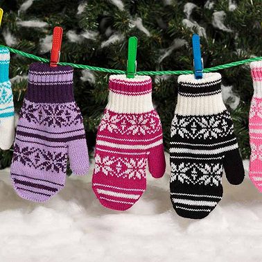 24 января /Как могут дружить варежки?