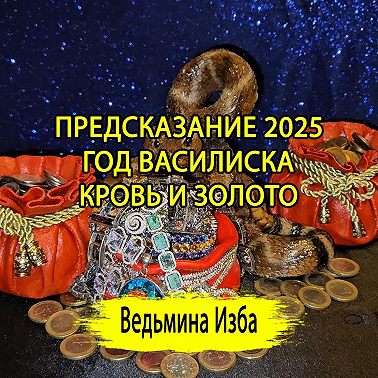 ПРЕДСКАЗАНИЕ 2025. ГОД ВАСИЛИСКА. КРОВЬ И ЗОЛОТО. (ОТ 27.12.2024) #ВЕДЬМИНАИЗБА #МАГИЯ