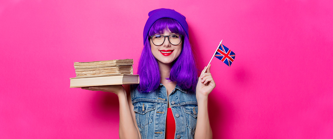 Hipster girl introduced to BBC